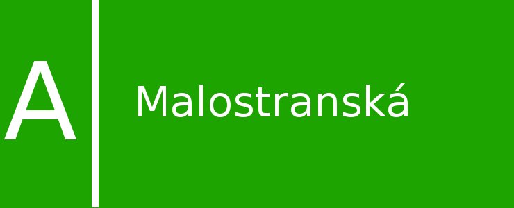 Станция метро Malostranská