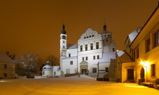 Замок Пардубице - зимой