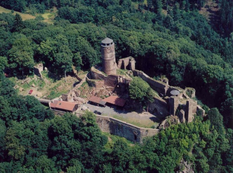Замок Гасиштейн - сверху