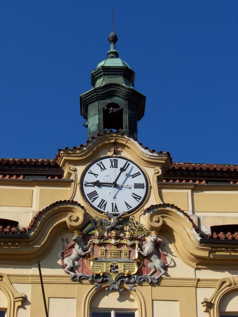 Либенский замок - часы