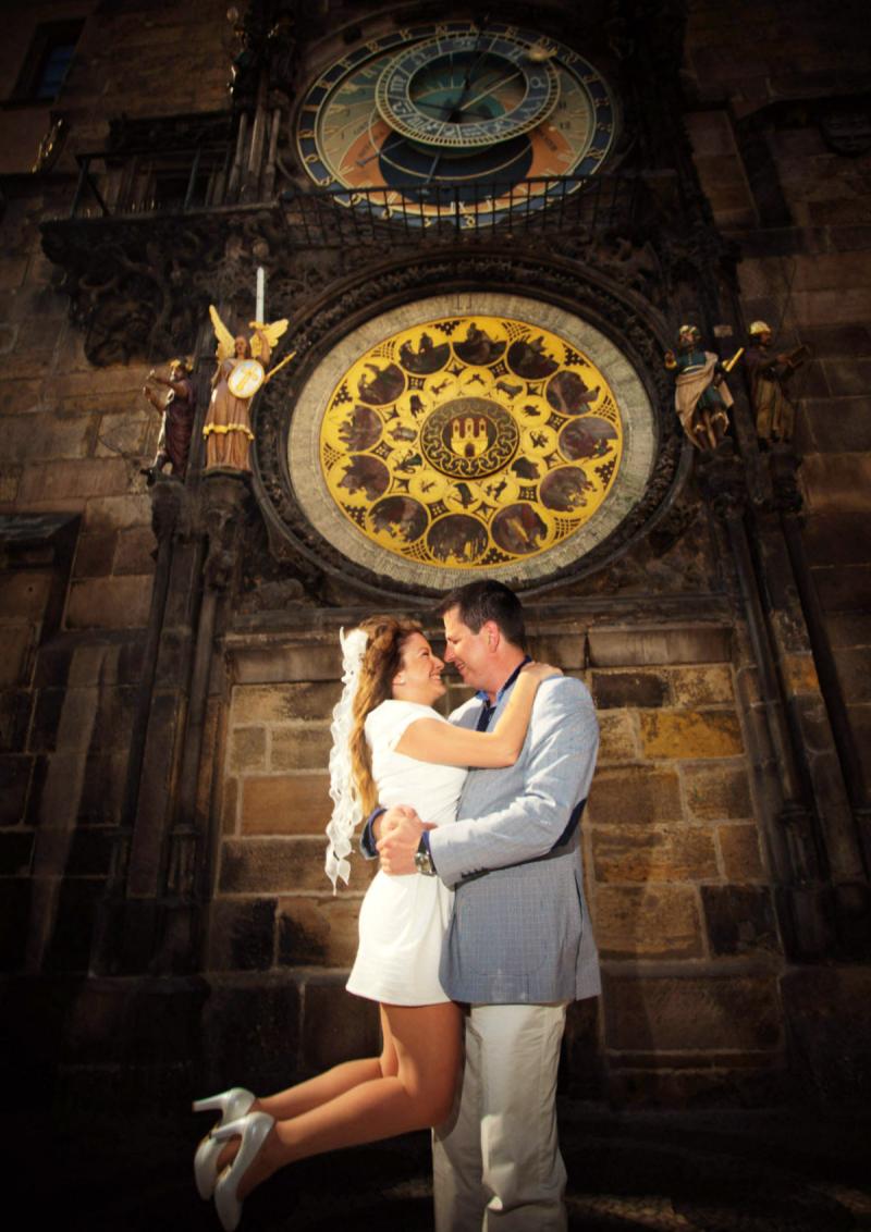 Свадьба в Праге - часы