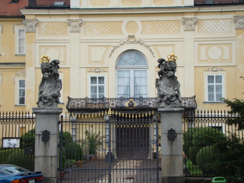 Замок Горжовице - вход