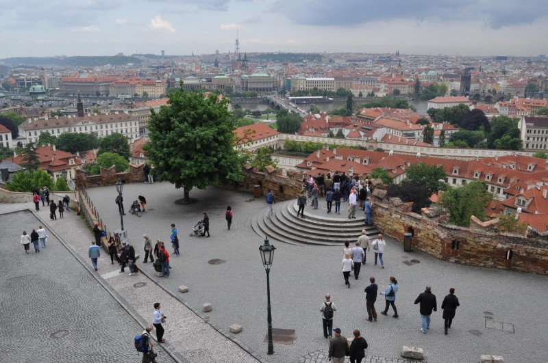 Смотровые площадки у стен Пражского Града